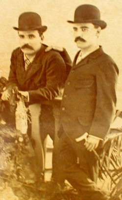 Peter Clement Rodrigues Mendes and twin brother Stephen Rodrigues Mendes.  Born, 4 December 1866